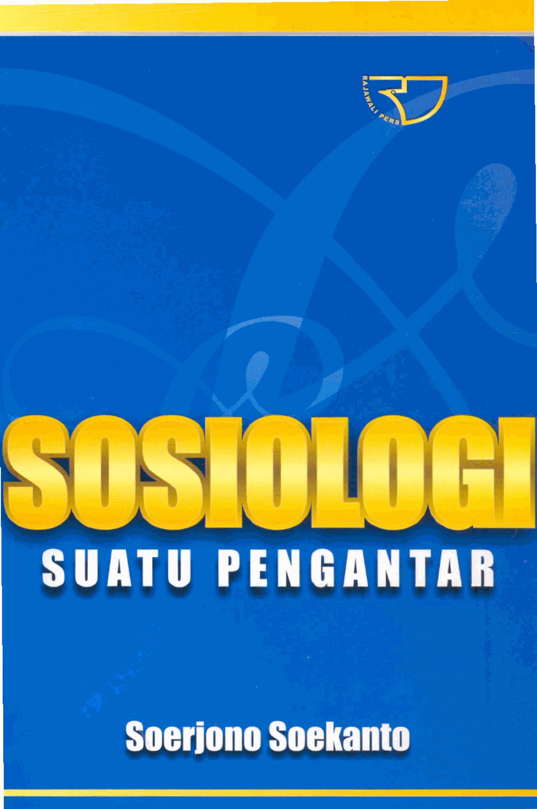 soerjono soekanto pengantar sosiologi pdf free